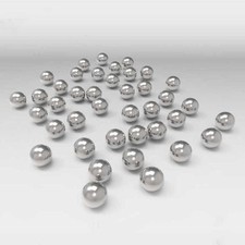 Set of 40 Stainless steel bearing Mixing balls in 6,35mm Green Stuff World GSW