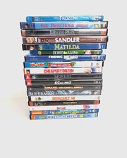 DVD Movies Mixed Bundle Lot Kids Family Action Adventure Comedy New and Used