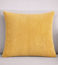 Big Large Cushion Covers Plain Corduroy Cord Jumbo 22x22" / 55x55cm Pillow Case
