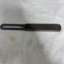 Stanley No. 18  Nickel Plated Bevel  Square Tool Miter Gauge MISSING SCREW