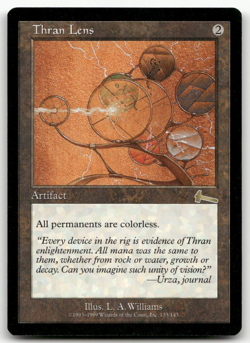 Thran Lens #133 (NM) Urza's Legacy ULG Magic MTG