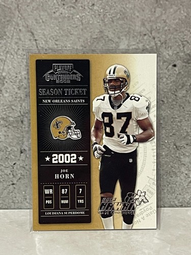 Joe Horn [Hawaii 2003] #83 2002 Playoff Contenders card