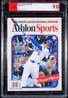 PSA 9.6 SHOHEI OHTANI Dodgers - 2026 Major League Baseball Preview Magazine