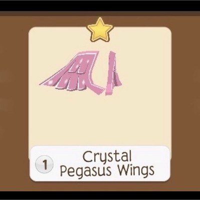 Animal Jam Play Wild Crystal Pegasus Wings In-Game Item Digital READ DESCRIPTION