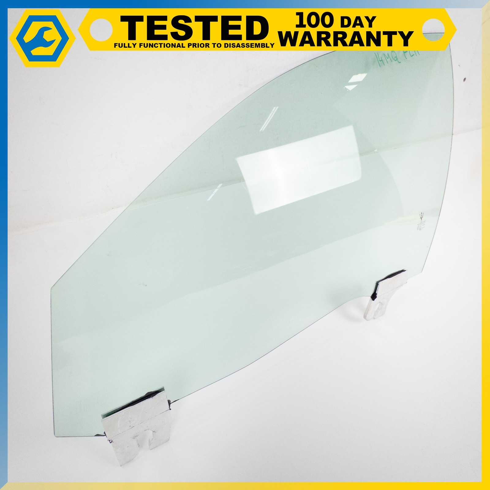 14-19 MASERATI QUATTROPORTE GHIBLI FRONT LEFT DRIVER SIDE DOOR WINDOW GLASS OEM
