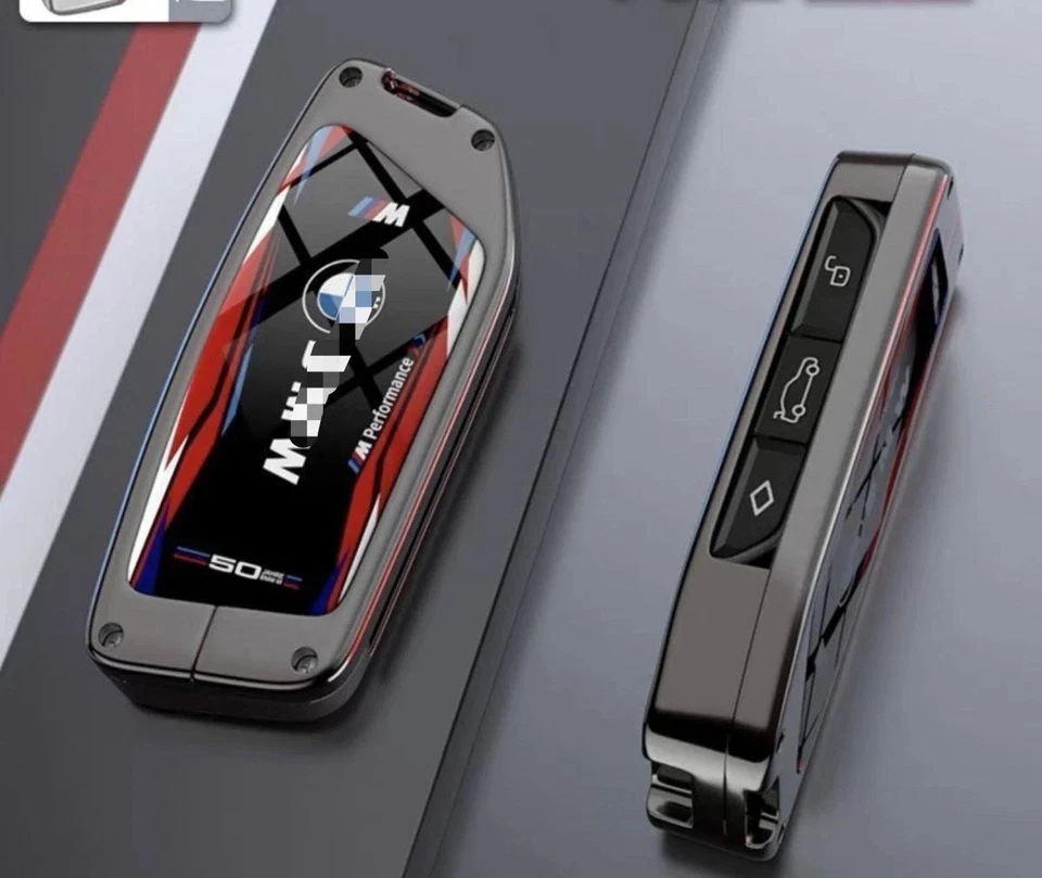 Nuevo para BMW 1 6 7 IX X6 X7 740 Carcasa Protectora de Llave Mando a Distancia Llavero Estuche Cubierta Foto 3 de 4
