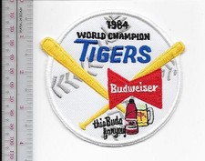 Beer Baseball Detroit Tigers AL & Budweiser 1984 World Champion Promo  NO TARIFF