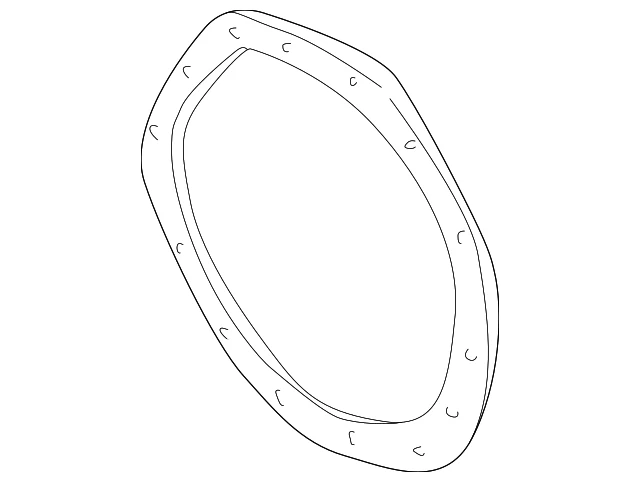 Junta de tampa de eixo traseiro genuína GM 26063649 - Imagem 2 de 3