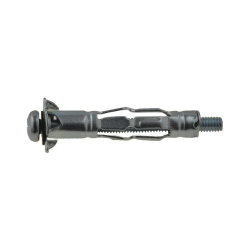 M4 x 53mm (Wall 15-21mm Zinc Silver Hobson Hollow Wall Anchor Cavity Fixing - Picture 1 of 4