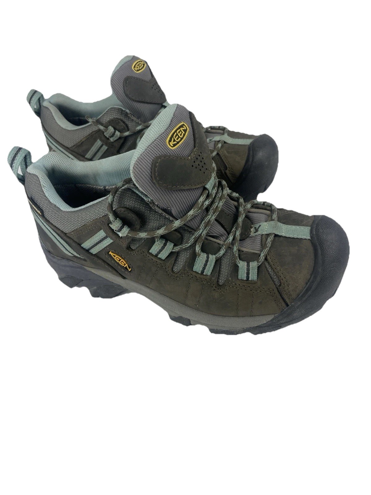 Scarpe KEEN donna taglia 9 trekking Targhee II WP grigio blu stringate basse 1012244