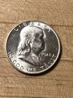1948-P Franklin 50c Half Dollar UNC. Free Shipping.
