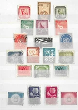 UN (New York) 1956-1959. Set #251120 (U/M, see scan). 20 stamps.