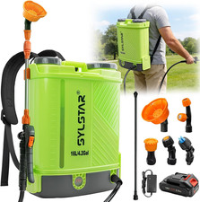 Battery Powered Knapsack Sprayer 16L,100PSI Pressure Spray Compatible with Makit