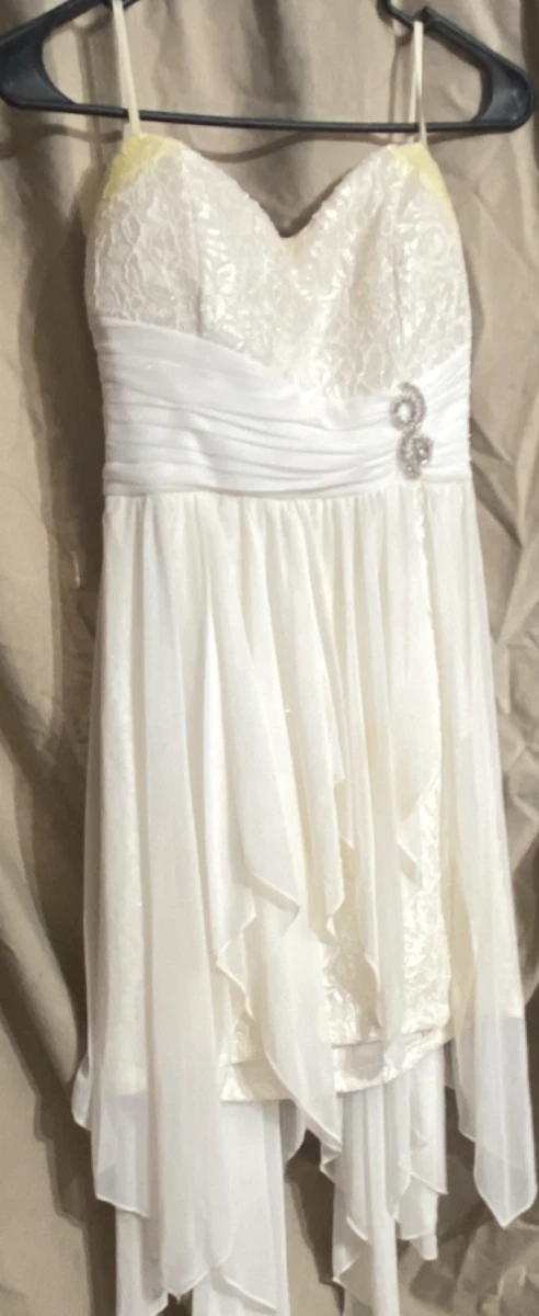 bridesmaid dress age 8 Modest A-line Midi Wedding Dress Valerie with Chiffon Sleeves