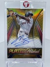 2025 Rafael Devers Topps Pristine Plated & Polished Gold Auto /50