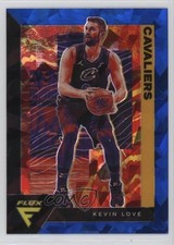 2020-21 Panini Flux Blue Cracked Ice Prizm Kevin Love #34 19b1