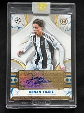 2024/25 Topps Reverence UCC Kenan Yildiz Auto /75 Juventus RA-KY