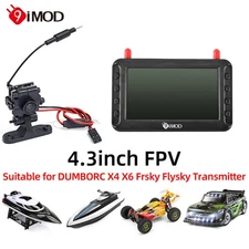 9IMOD 4.3"FPV HD Display 5.8G Image Transmission for RC Car Ship Drone RC Models