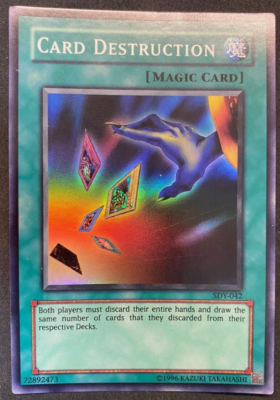 card destruction yugioh price YU-GI-OH! - (LCYW-EN060) - Legendary Collection 3: Yugi's World - Unlimited Edition Dragon/Fusion/Effect Card Destruction [1st Edition] SYE-032
