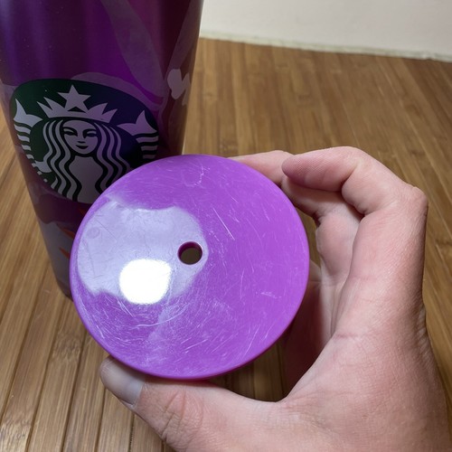 Bicchiere Starbucks LE Summer 2021 24 oz viola/rosa barriera corallina acciaio inox - Foto 7 di 7