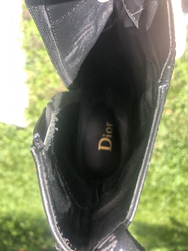 Dior Boots EU 39 US 8 Black Auth j 