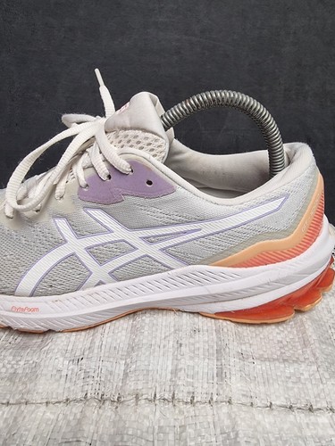 ASICS Gt-1000 sneaker womens US 10 Running Shoes White Purple Orange - Picture 12 of 18