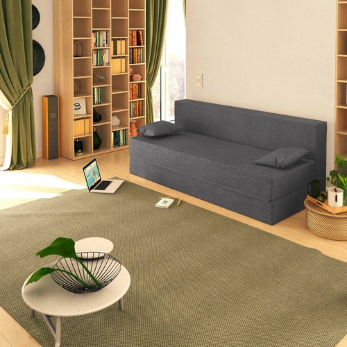 DIVANO LETTO MATRIMONIALE 190 CM 3 POSTI TRASFORMABILE BALDIFLEX TRETRIS - Imagen 62 de 161