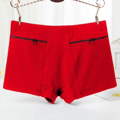 Women Cotton Boxers Brief Underwear High Waist with Pocket Panties Brief Soft - Picture 8 of 17