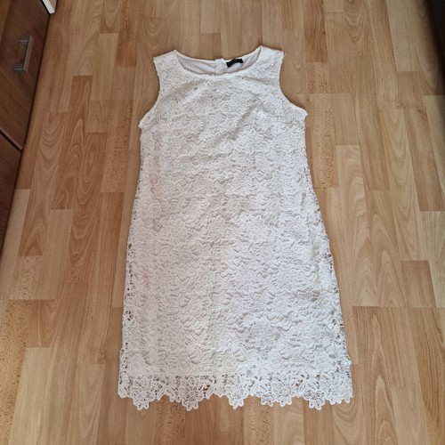 Kleid Sommerkleid Partykleid Abschlusskleid Strandkleid weiß Yessica by C&A 42