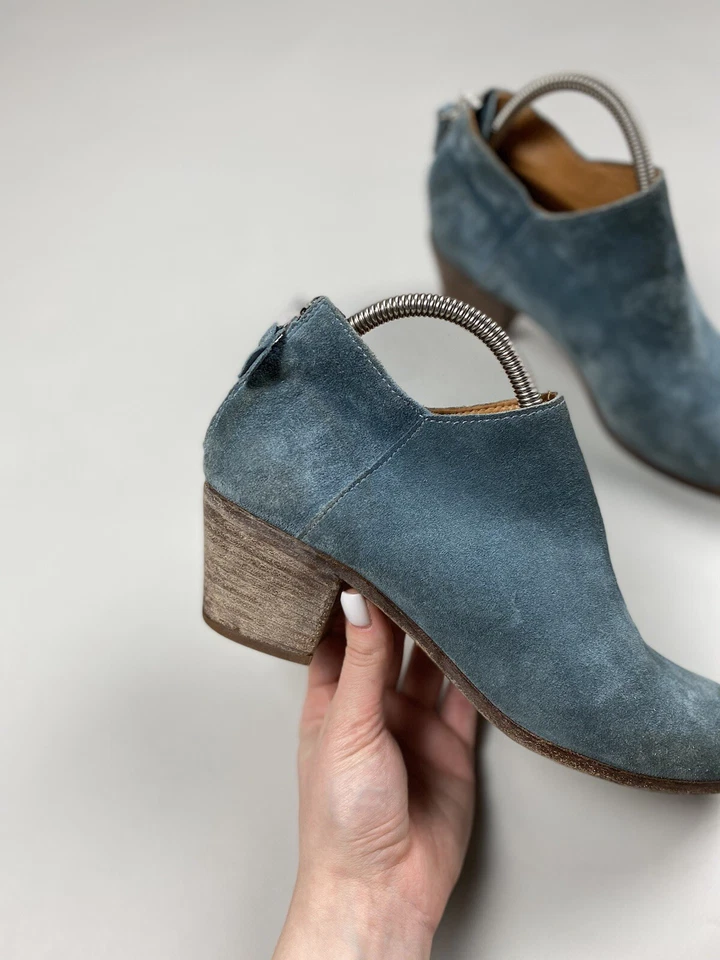 MOMA Damas Cuero Vanguardista Tacón Botas Zapatos Talla 38 1/2 Foto 4 de 4