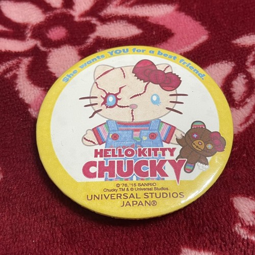 Hello Kitty Chucky Pin Universal Studios Japan Horror Nächte leuchtet im Dunkeln - Bild 2 von 5