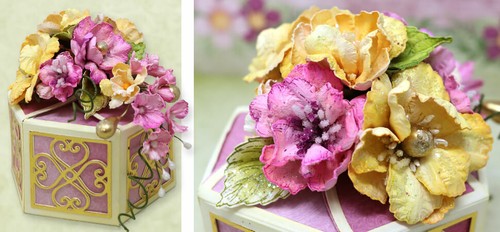 Heartfelt Creations Wild Rose Paper Pad Collection Pink Red Flowers - Bild 4 von 7