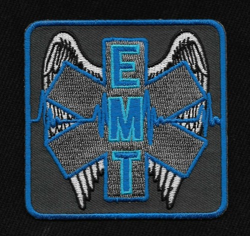 WINGED EMT medico salvataggio giacca gilet motociclista toppa da collezione - Foto 4 di 4