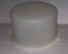 Vintage Tupperware Cake Storage Holder Transport Pie Keeper 10 Inch 6.5 Tall