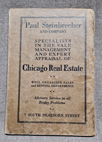 1924 Kirk's Map of Chicago & Suburbs ~ Auto Travel Map - Picture 2 of 7