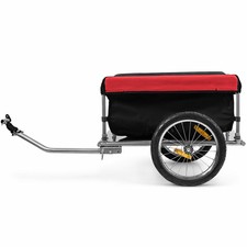 Ikayaa Folding Bike Cargo Wagon Bicycle Luggage Trailer Storage