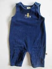Classic Pooh Disney Baby 6 Months Bibs Overalls Velour Velvet Blue Musical Toys