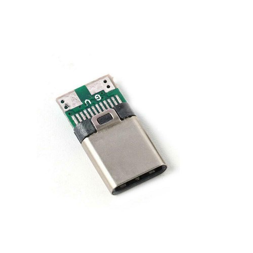 6x USB 3.1 Type C Male DIY Solder Cables Plug Connector J9K Attached Socket U3X5 - Zdjęcie 2 z 6