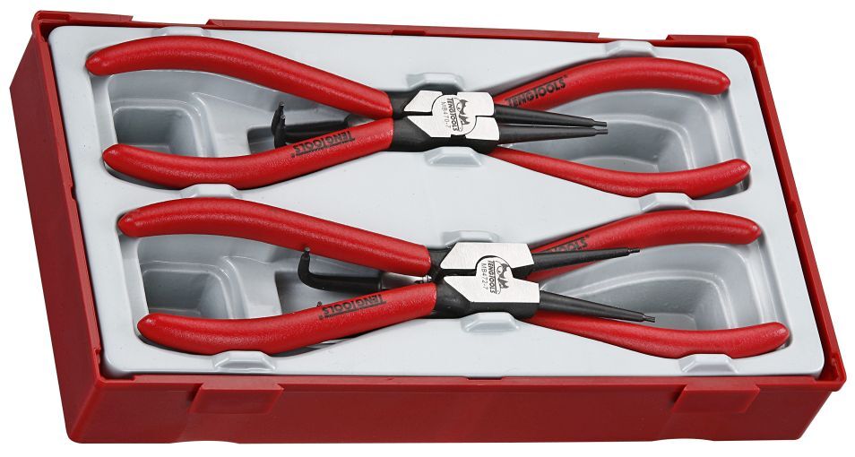 Teng Tools TT474-7 | Set Di Pinze Circlip Mega Bite Da 4 Pezzi Da 7"