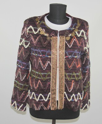 RINASCIMENTO womens blazer jacket Made in Italy Size L