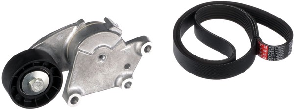 Gates K026PK975 V-Ribbed Belt Set For CitroËN DS Mini Peugeot-image