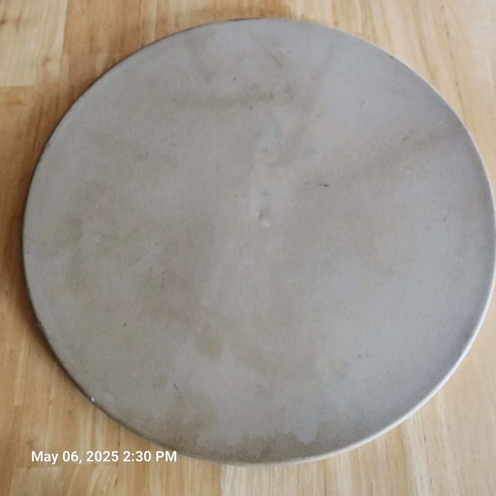 Pampered Chef 13” Round Pizza Stone Family Heritage Collection USA Made 098K