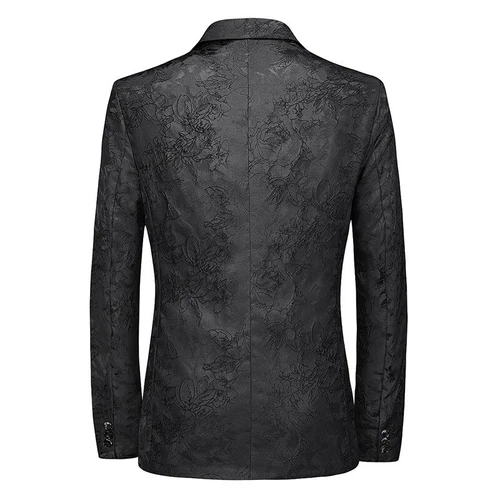 Hombres Formal Cena Fiesta Baile de graduación Abrigo Prendas para el torso Calce Esmoquin Vestido Chaqueta Traje Blazer - Imagen 6 de 14