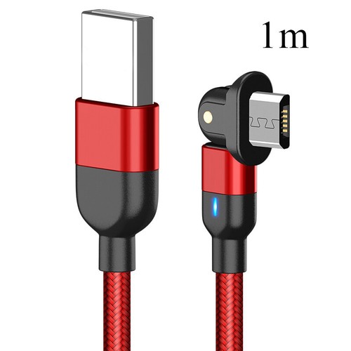 USB Cable Fast Charging Phone Charger Data Cord Magnetic Charger 180° Rotate US - Picture 14 of 15