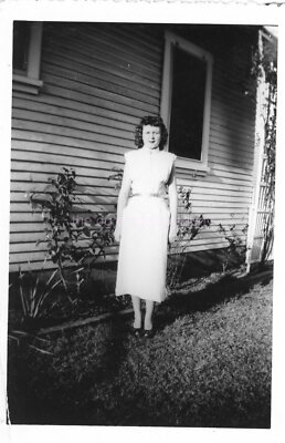 #ad #ad Found Photo B AND W 1950s GIRL Original PRETTY YOUNG WOMAN Portrait 27 60 T $14.99