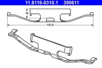 BREMSBELAG-BAUGRUPPEN BremsbelÄGe Vw T. MULTIVAN/TOUAREG/T5 02-15
