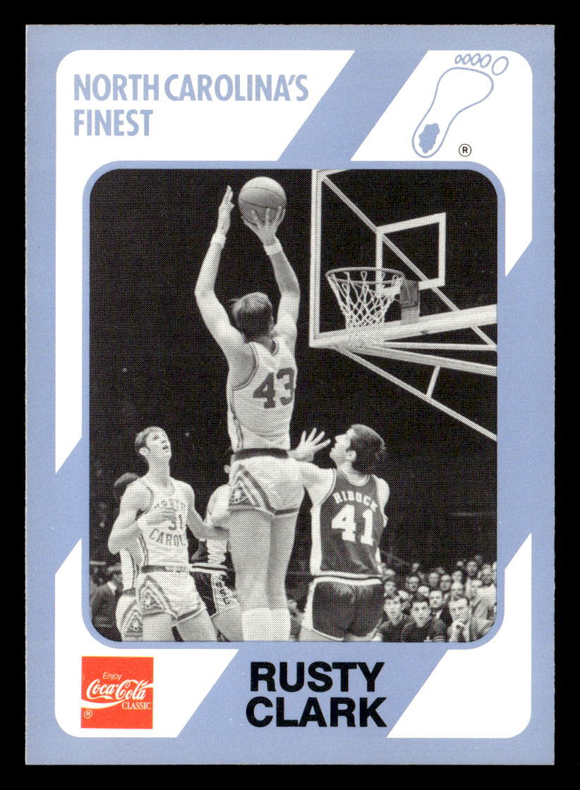 Rusty Clark 1989 Collegiate Collection North Carolina's Finest  Card #90