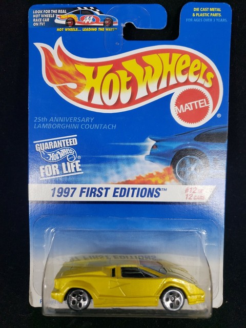 hot wheels lamborghini countach 25th anniversary