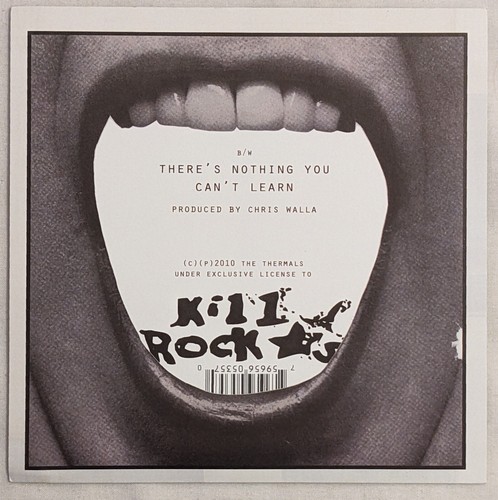 The Thermals I DON'T BELIEVE YOU picture sleeve 45 RPM 7" Kill Rock Stars krs535 - Imagen 3 de 7
