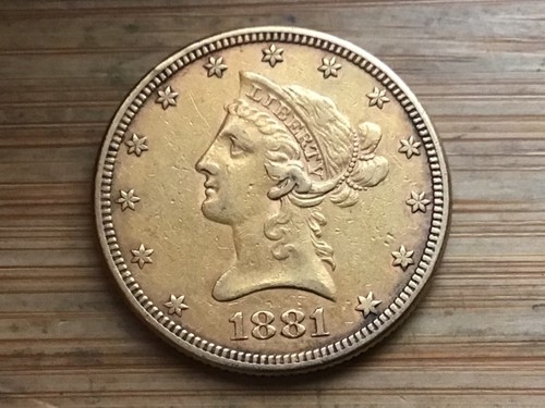 1881 $10 Gold Liberty Eagle - Picture 4 of 8